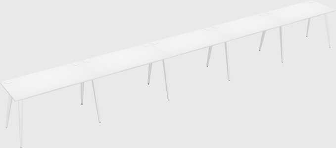 Modern rectangular office desk