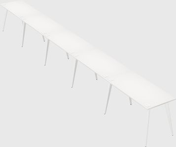 Modern rectangular office desk