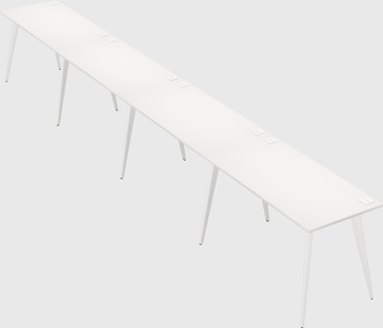 Bureau rectangulaire moderne