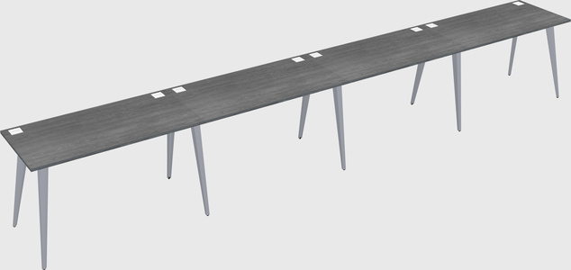 Bureau rectangulaire moderne