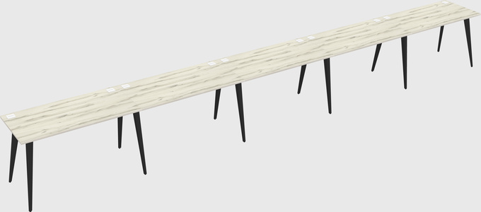 Modern rectangular office desk