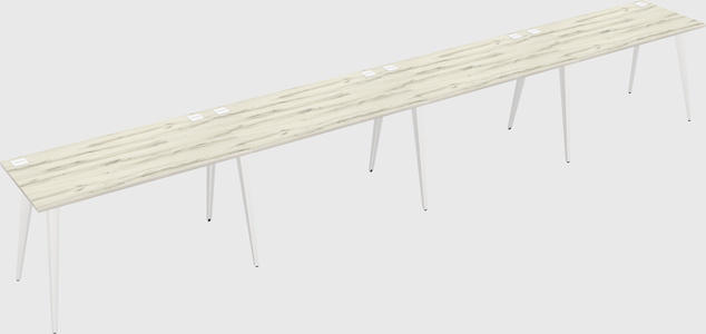 Modern rectangular office desk
