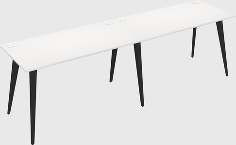 Bureau rectangulaire moderne