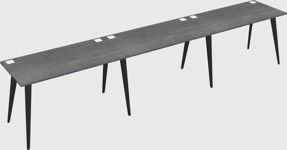 Bureau rectangulaire moderne
