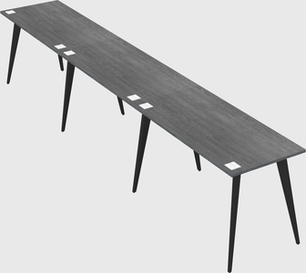 Bureau rectangulaire moderne