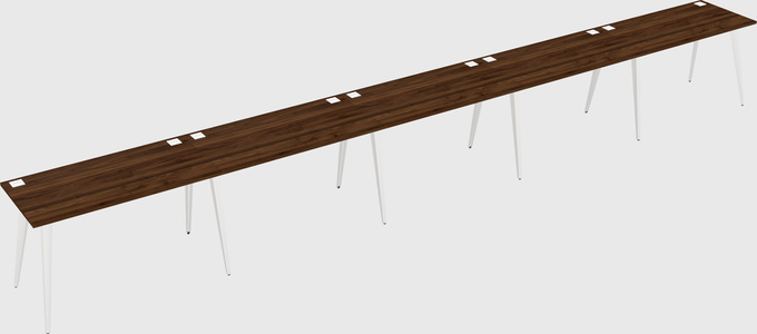 Bureau rectangulaire moderne