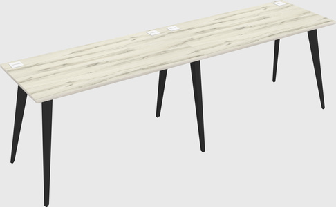 Bureau rectangulaire moderne