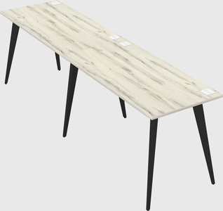 Bureau rectangulaire moderne