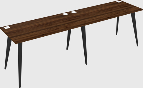Bureau rectangulaire moderne