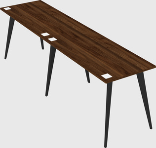 Bureau rectangulaire moderne
