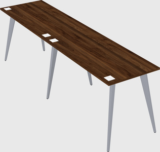 Bureau rectangulaire moderne