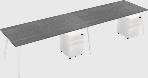 Modern rectangular office desk