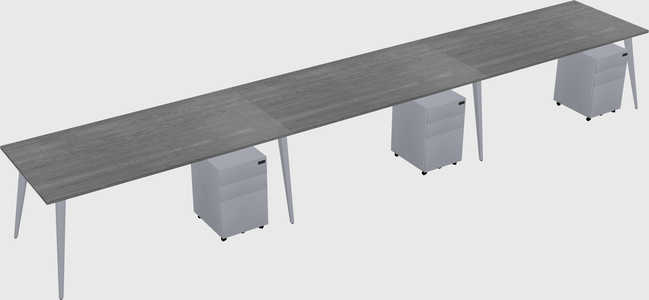 Modern rectangular office desk