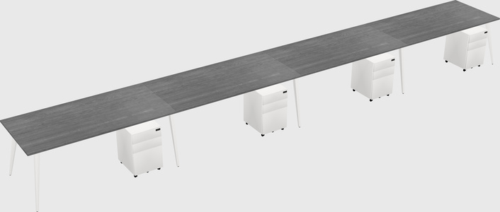 Modern rectangular office desk
