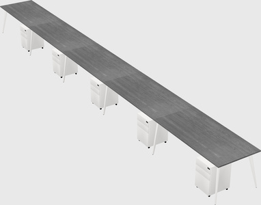 Modern rectangular office desk