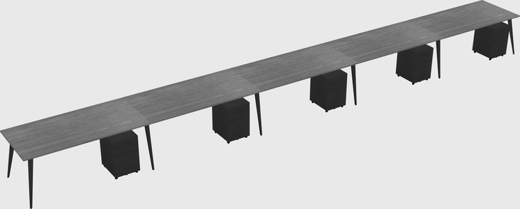 Modern rectangular office desk