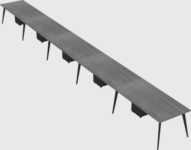 Modern rectangular office desk