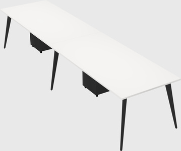 Bureau rectangulaire moderne