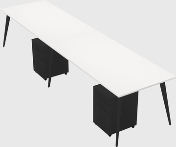 Bureau rectangulaire moderne