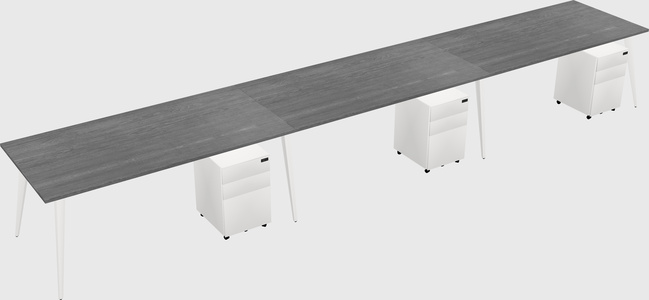 Bureau rectangulaire moderne