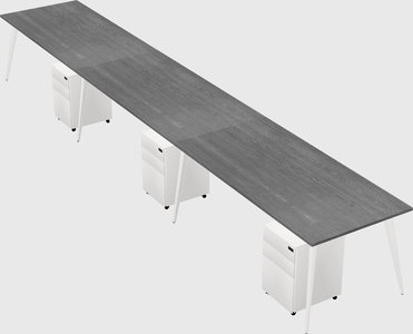 Bureau rectangulaire moderne