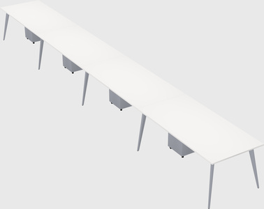 Bureau rectangulaire moderne