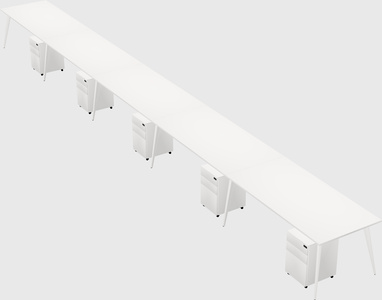 Modern rectangular office desk