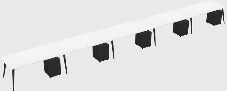 Modern rectangular office desk