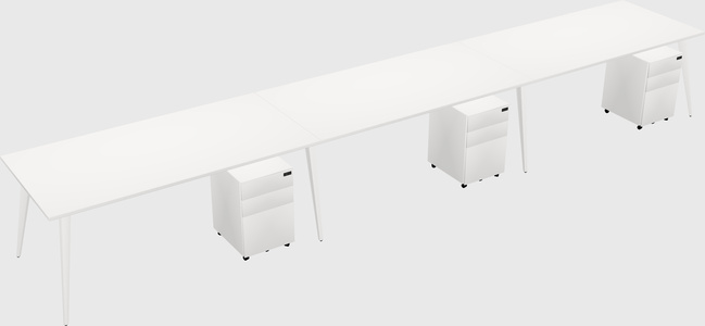 Modern rectangular office desk