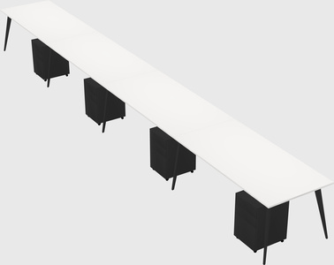 Modern rectangular office desk