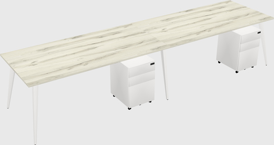 Modern rectangular office desk