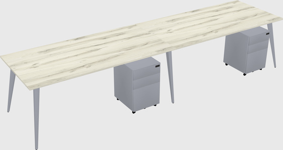 Modern rectangular office desk