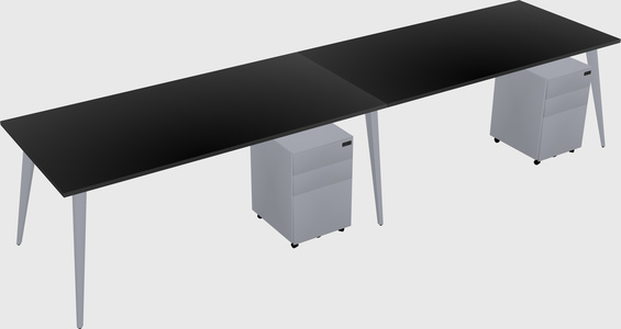 Modern rectangular office desk