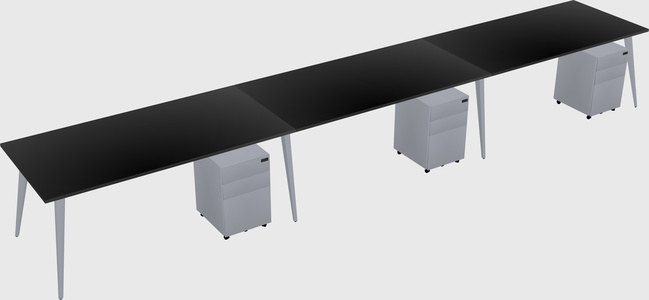 Modern rectangular office desk