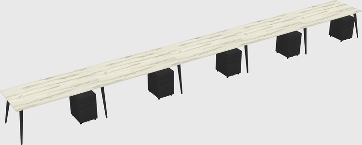 Modern rectangular office desk