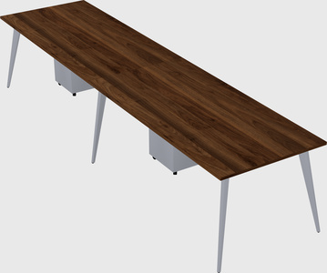 Bureau rectangulaire moderne