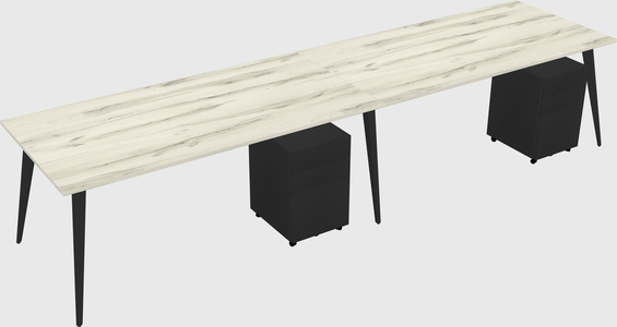 Modern rectangular office desk