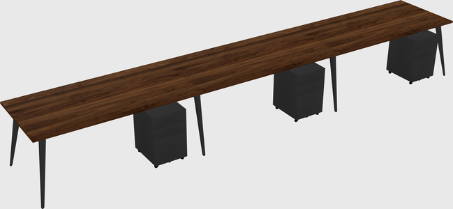 Modern rectangular office desk
