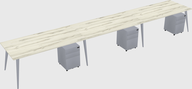 Modern rectangular office desk