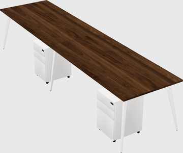 Modern rectangular office desk