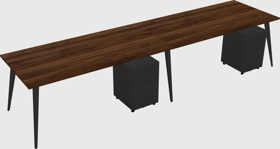 Bureau rectangulaire moderne