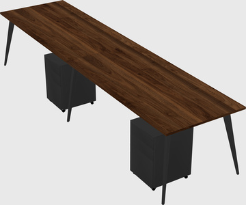 Bureau rectangulaire moderne