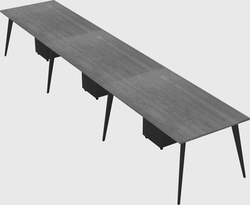 Bureau rectangulaire moderne