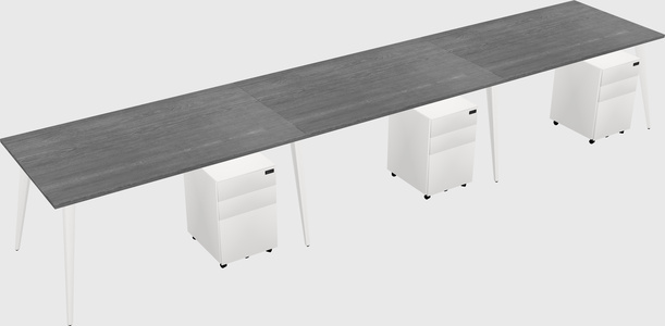 Modern rectangular office desk