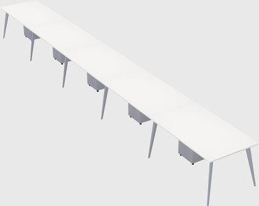 Bureau rectangulaire moderne