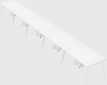 Bureau rectangulaire moderne