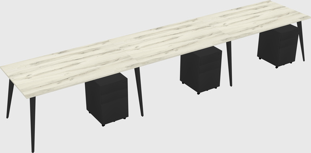 Modern rectangular office desk