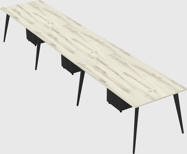 Modern rectangular office desk
