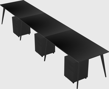 Modern rectangular office desk