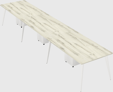 Bureau rectangulaire moderne